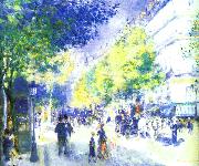 Pierre Renoir Les Grands Boulevards oil painting on canvas